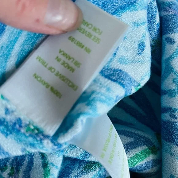 Lilly Pulitzer Jane Shift Dress Blue White - Picture 5 of 6